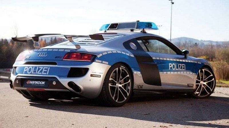 Audi R8 GTR de la policía alemana