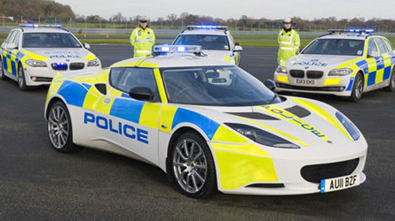 Lotus Evora de la policia británica
