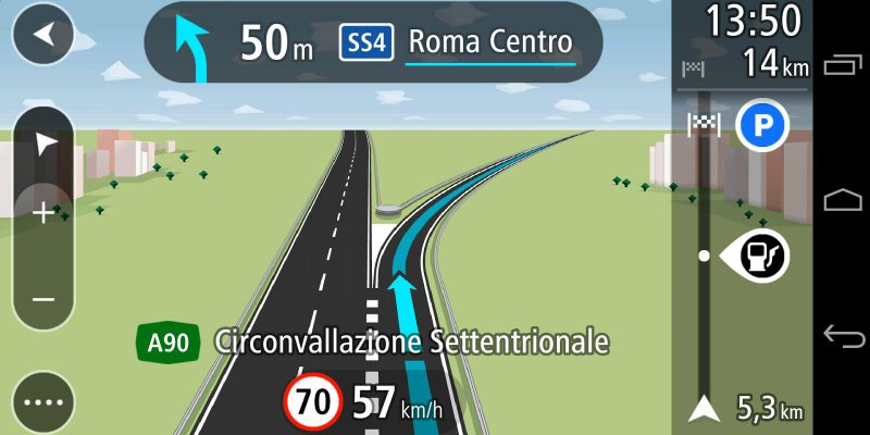 Tomtom Go interfaz