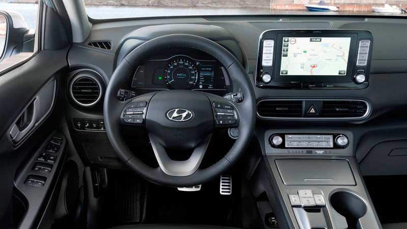 Hyundai Kona eléctrico, interior