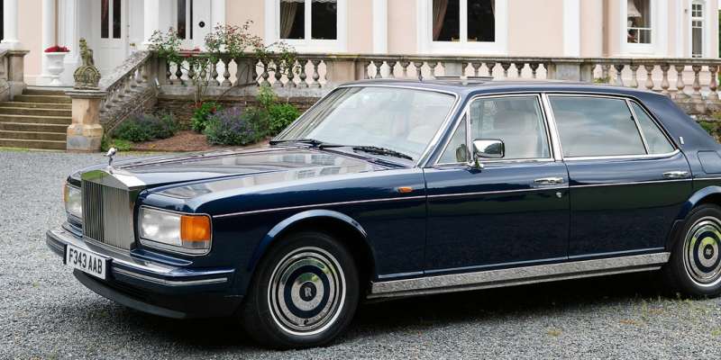 Rolls Royce Silver Spur azul