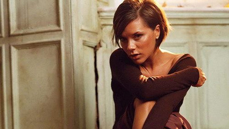 Victoria Beckham en una sesión de fotos