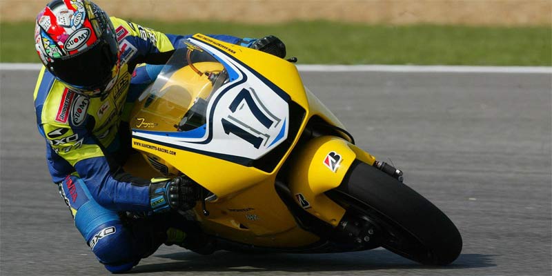 Foto de Jürgen Van Der Goorbergh corriendo en moto