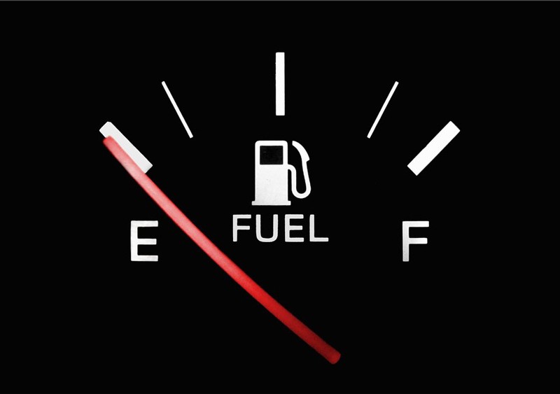 Reserva de combustible vacía