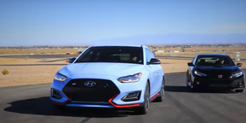 Veloster Type R Vídeo: Hyundai Veloster N vs. Honda Civic Type R