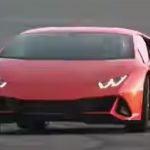 Lamborghini Huracán Evo, derrapando, portada