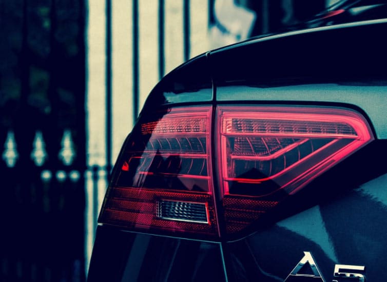 faro trasero del Audi A5
